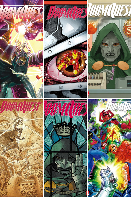 DOOMQUEST #5 cover collage