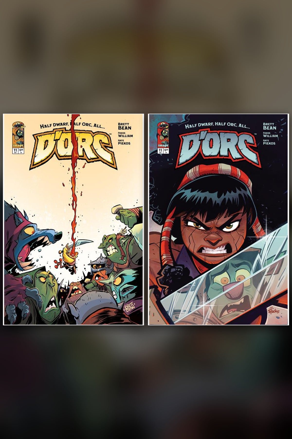 Dorc #11 cover collage