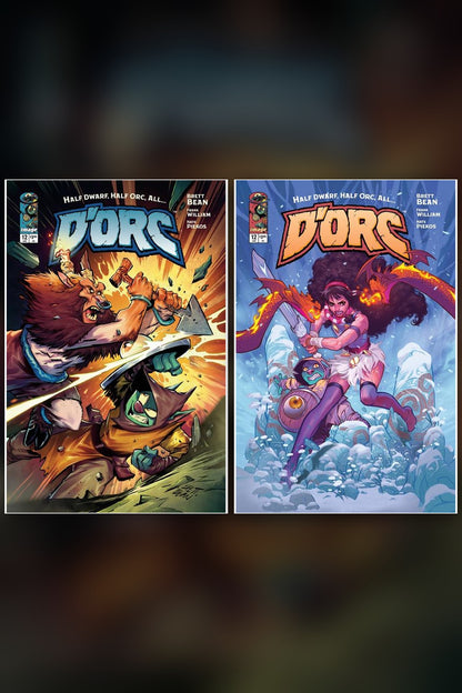 D'Orc #12 cover collage