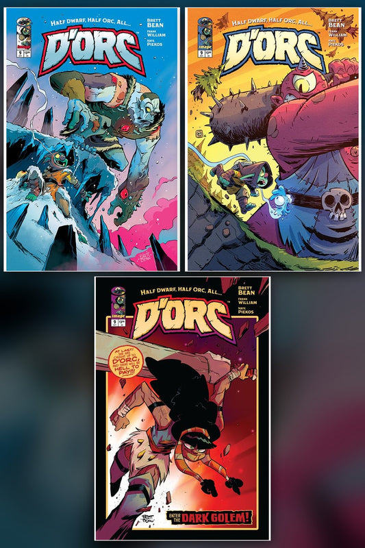 Dorc #9 cover collage
