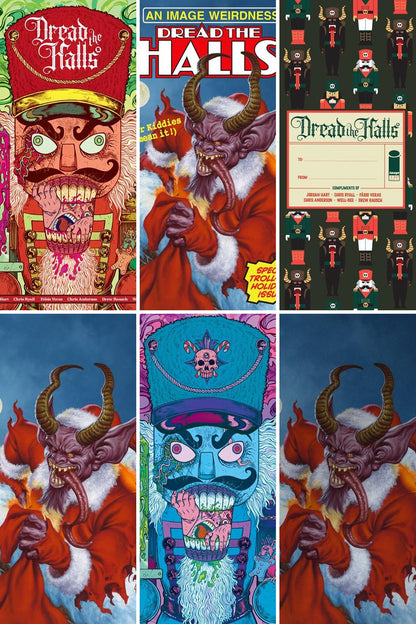 Dread the Halls 2026 #1 cover collage
