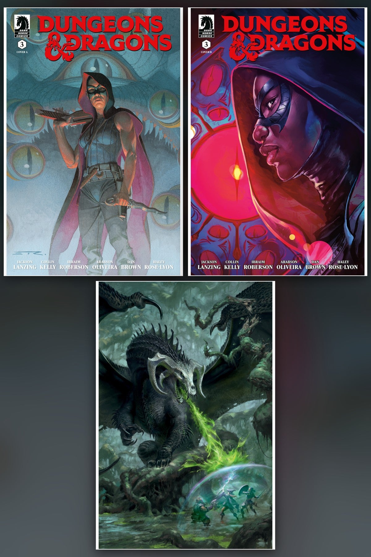 Dungeons & Dragons #3 cover collage
