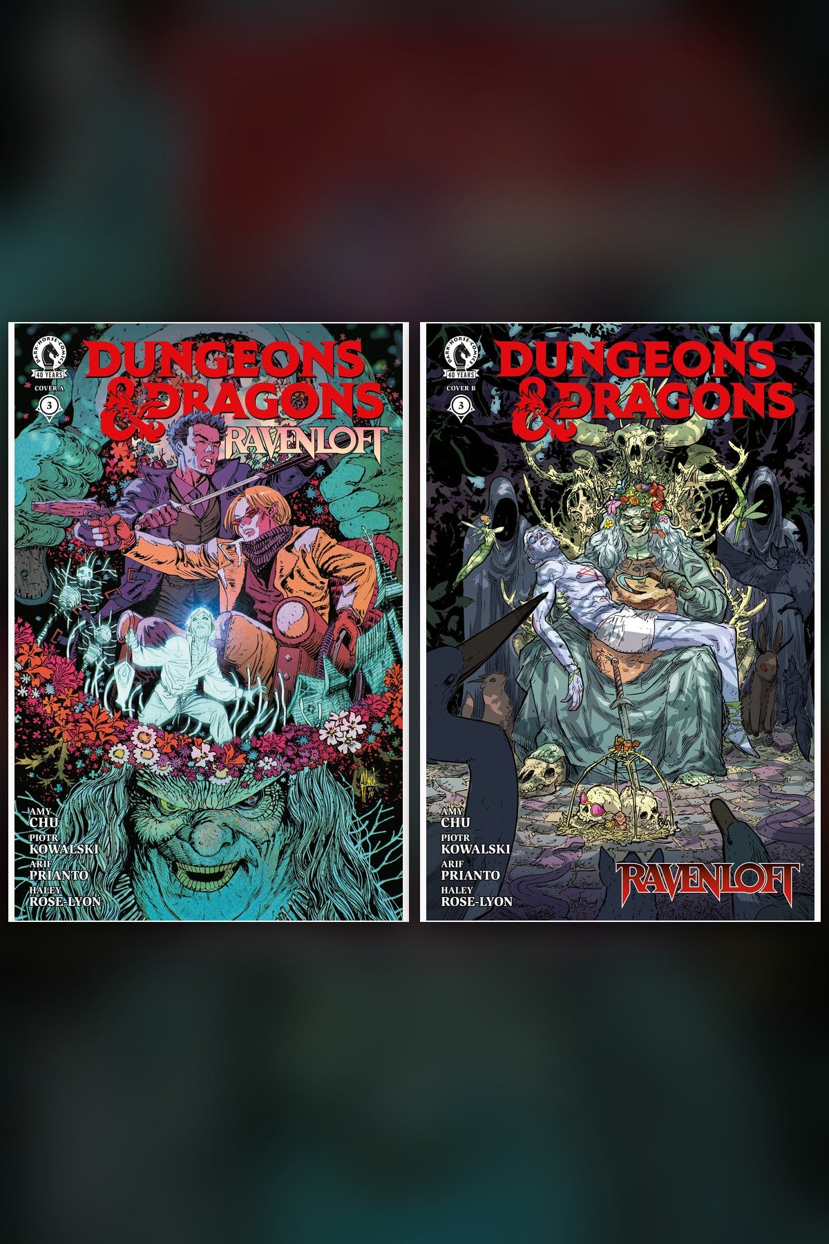 Dungeons & Dragons: Reavenloft #3 cover collage