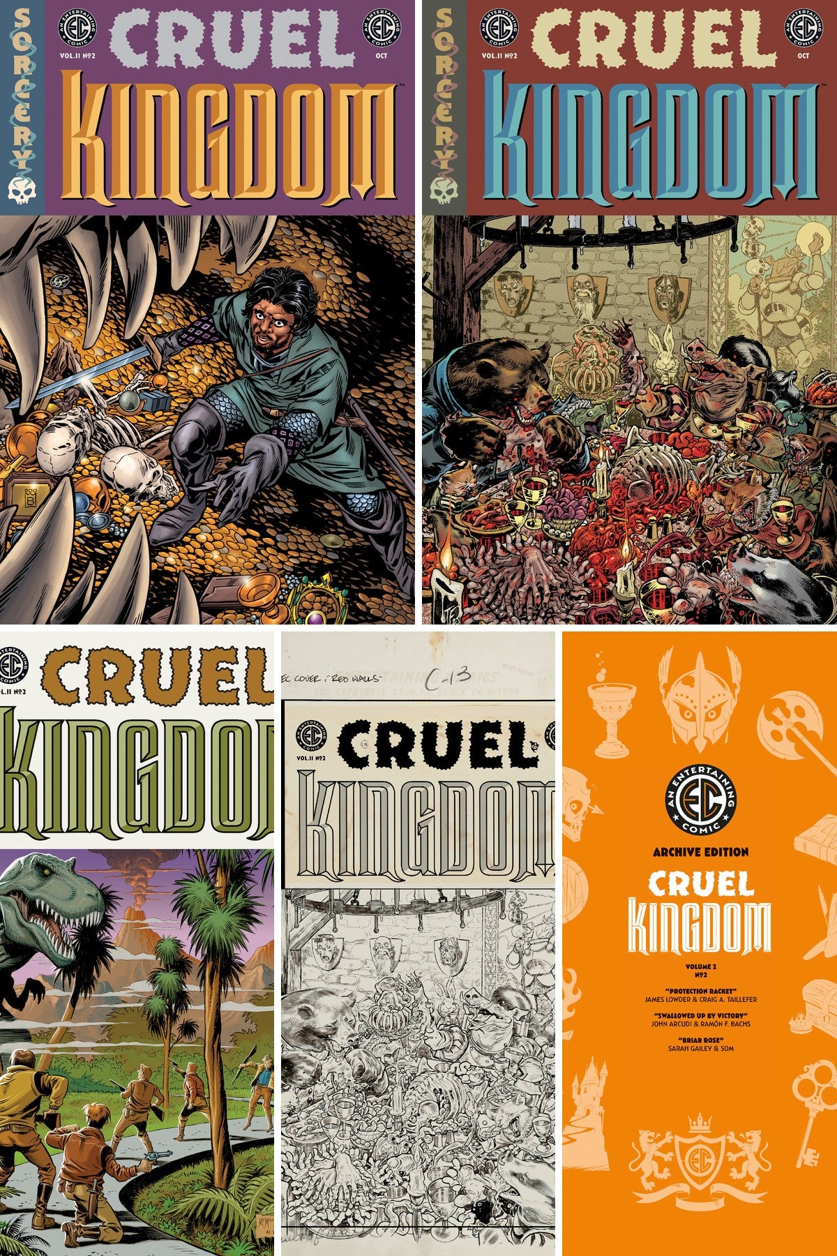 EC Cruel Kingdom #2 cover collage