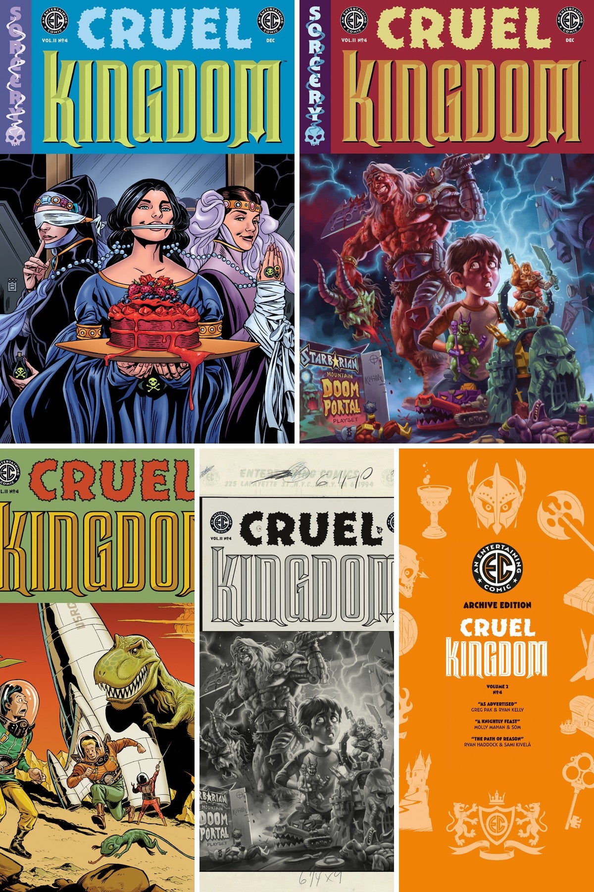 EC Cruel Kingdom #4 cover collage