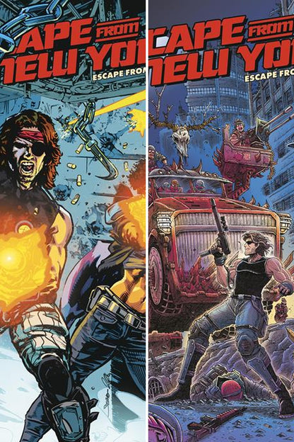 Escape from New York: Escape from Chicago #2 cover collage