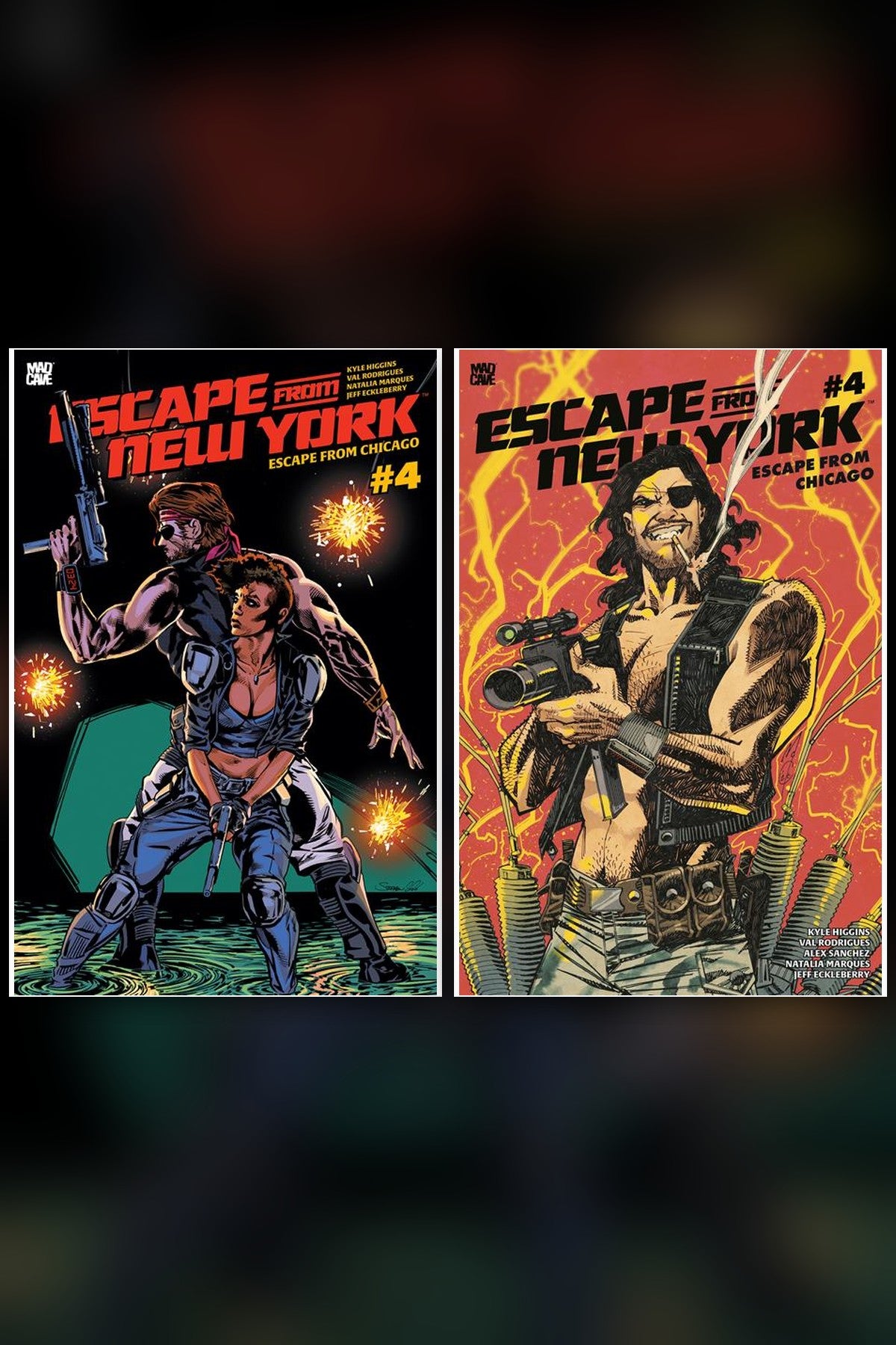 Escape from New York Escape from Chicago #4 cover collage
