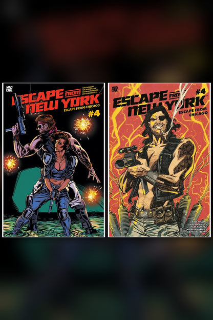 Escape from New York Escape from Chicago #4 cover collage