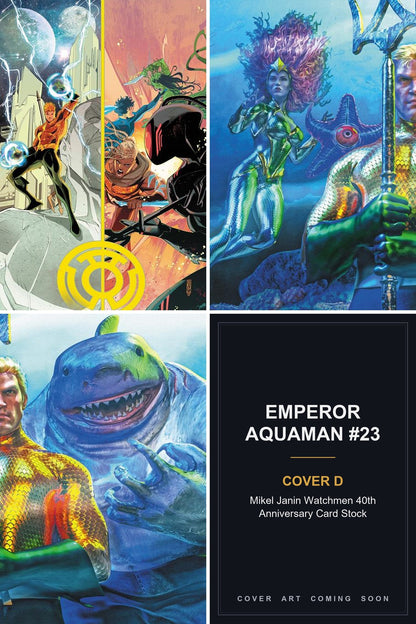 Emperor Aquaman #23 cover collage - Cover D art coming soon
