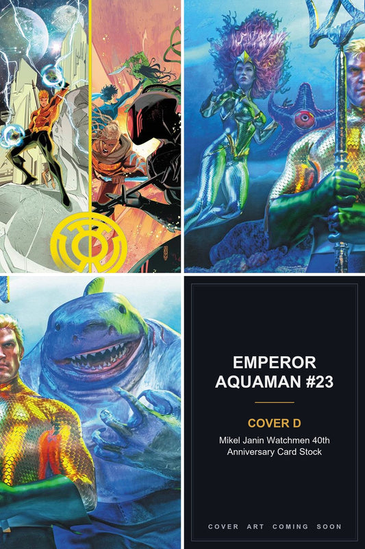 Emperor Aquaman #23 cover collage - Cover D art coming soon