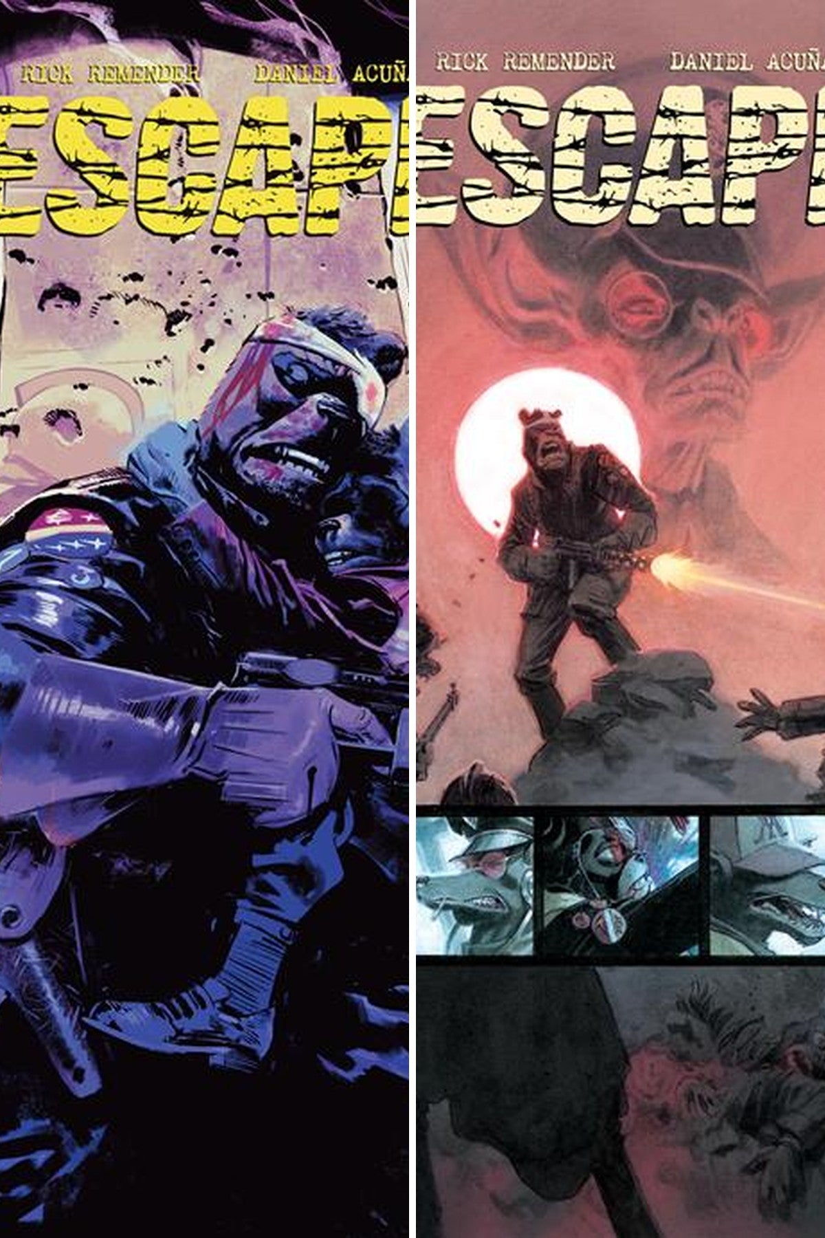 Escape #10 cover collage