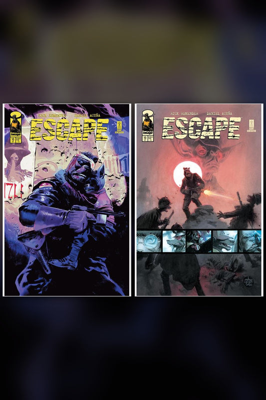Escape #10 cover collage