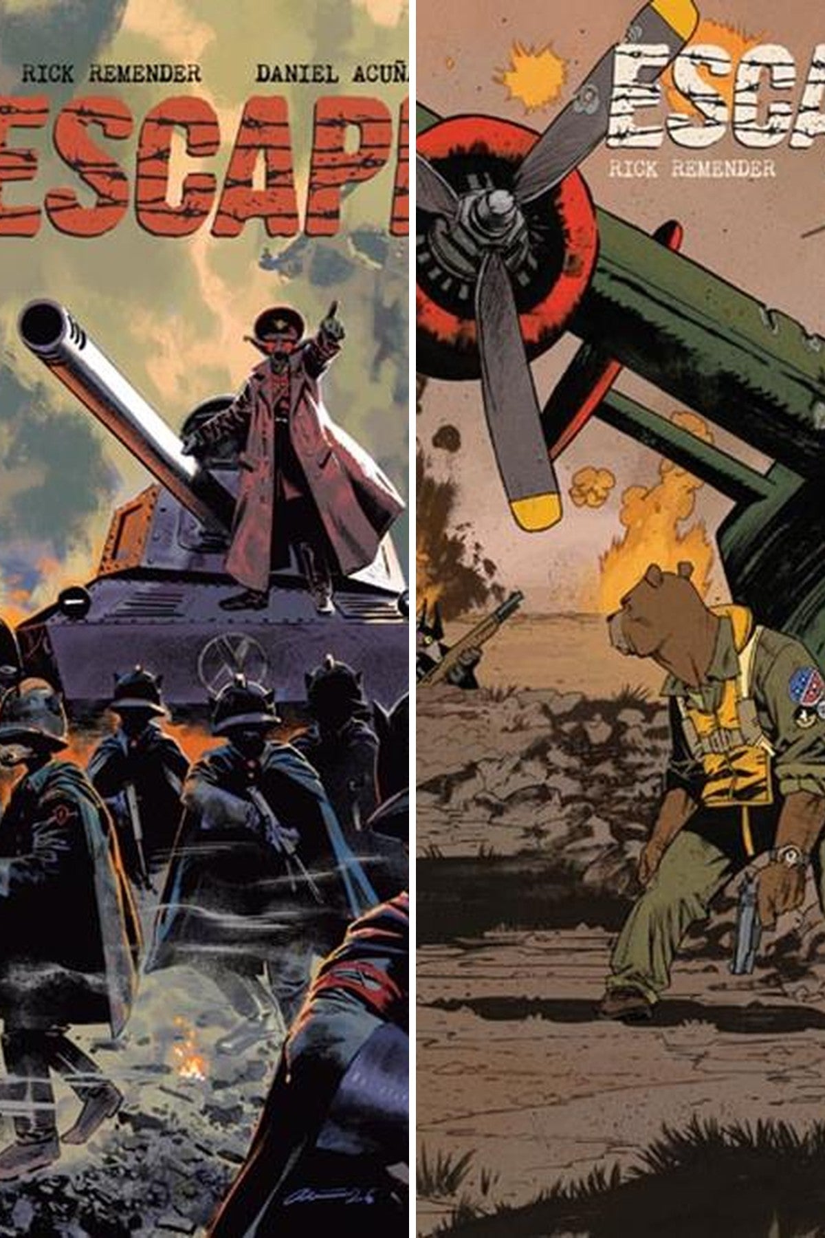 Escape #11 cover collage