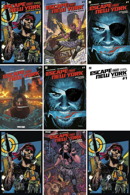 Escape From New York: Escape From Chicago #1 cover collage