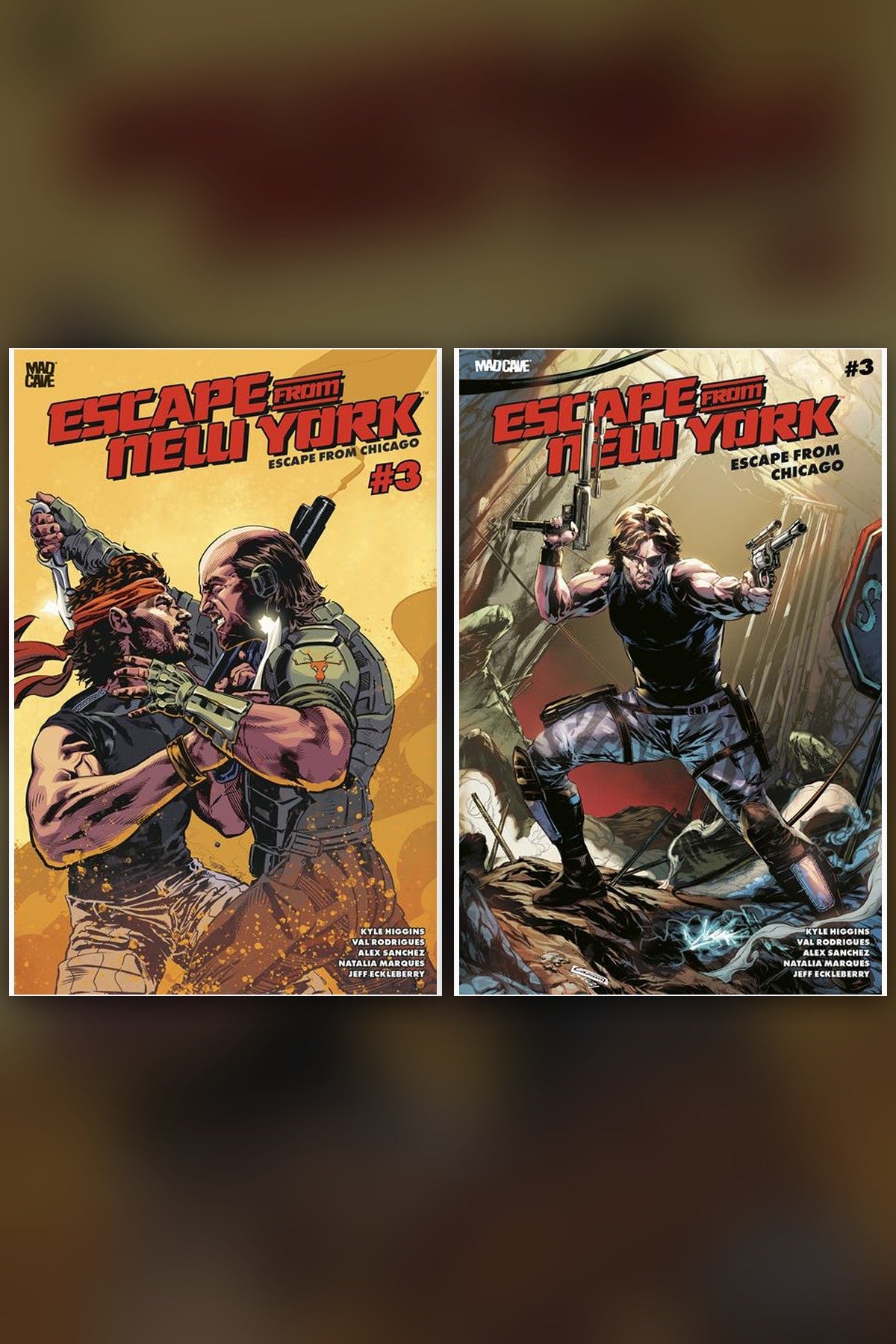 Escape From New York: Escape From Chicago #3 cover collage