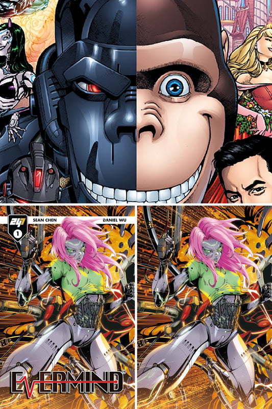 Evermind #1 cover collage