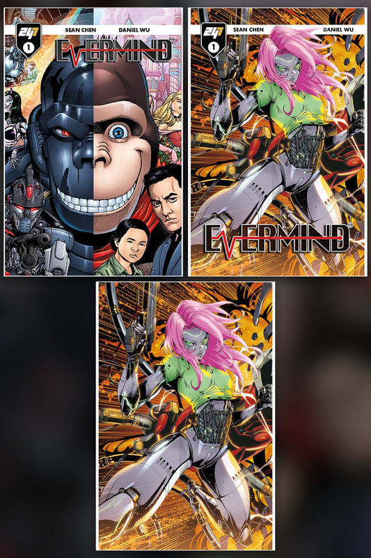Evermind #1 cover collage