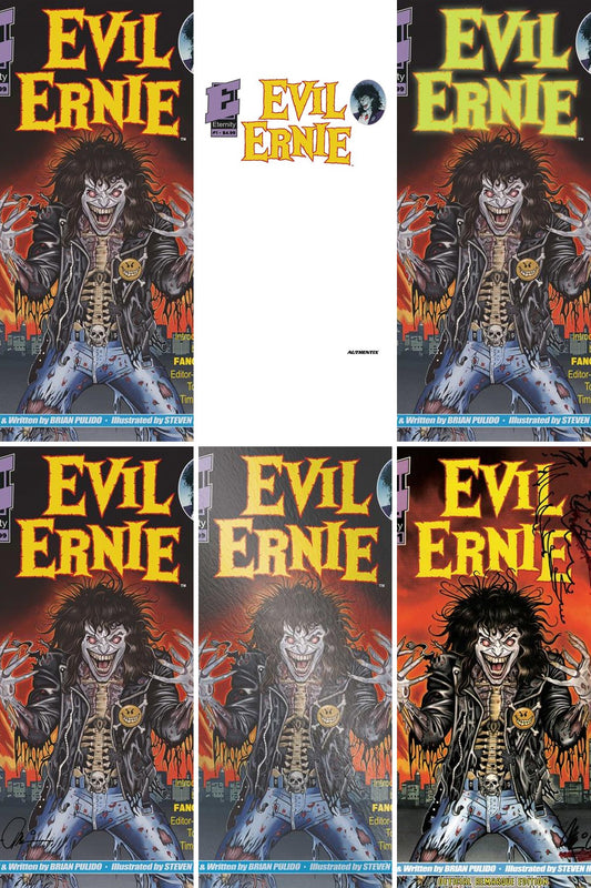 Evil Ernie 30th Anniversary Facsimile Edition #1 cover collage
