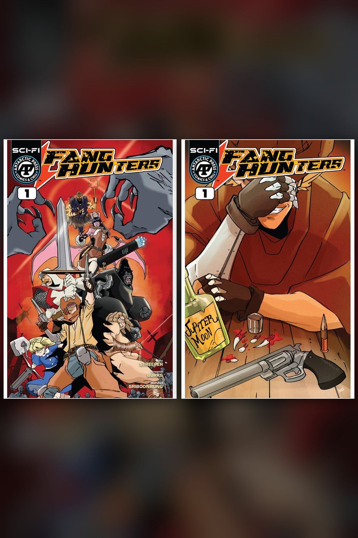 Fang Hunters #1 cover collage