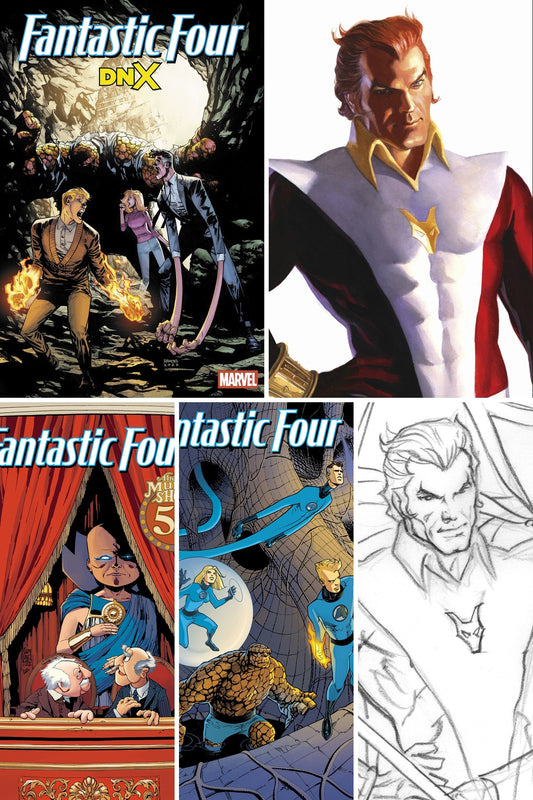 Fantastic Four #17 cover collage