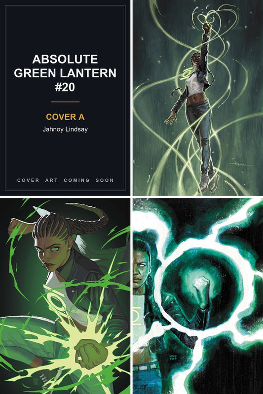 Absolute Green Lantern #20 cover collage — Cover A art coming soon