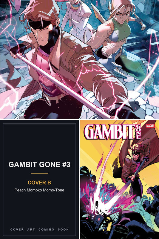 Gambit Gone #3 cover collage — Cover B art coming soon