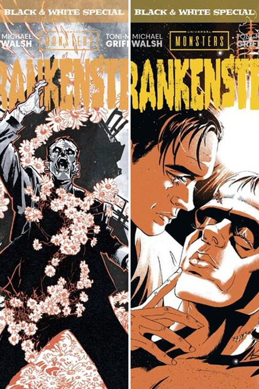 Universal Monsters Frankenstein B&W Special #2 - All Covers