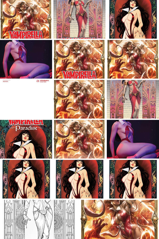 Vampirella: Paradise #1 - All Covers