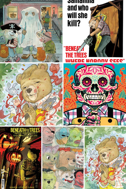 Beneath the Trees Where Nobody Sees Halloween Special cover collage