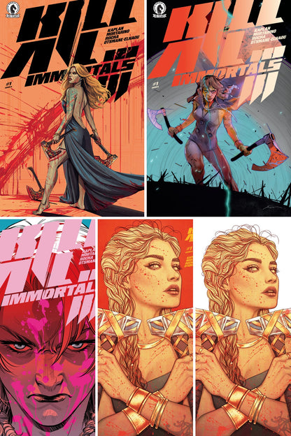 Kill All Immortals III #1 cover collage