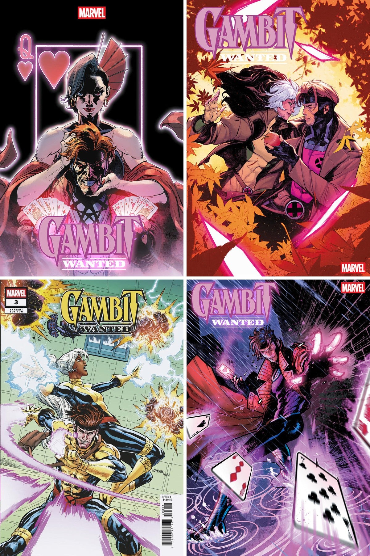 Gambit: Wanted #3 cover collage