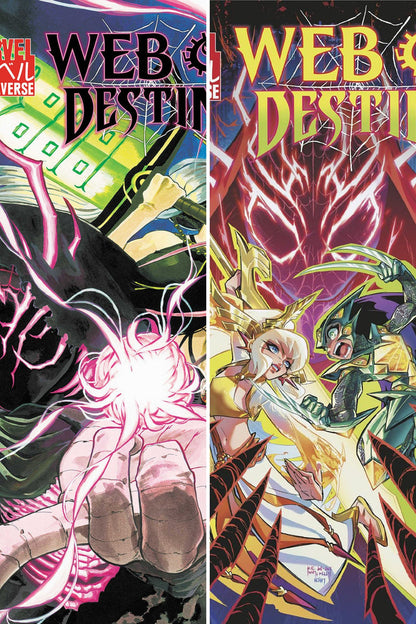 Marvel Mangaverse: Web of Destiny #1 cover collage
