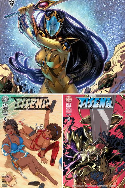 Tisena #4 cover collage