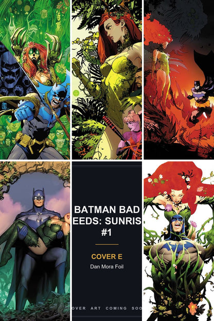 Batman Bad Seeds: Sunrise #1 cover collage — Cover E art coming soon