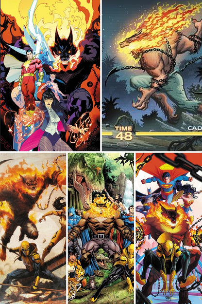 Justice League: The Dark Realm Special #1 cover collage