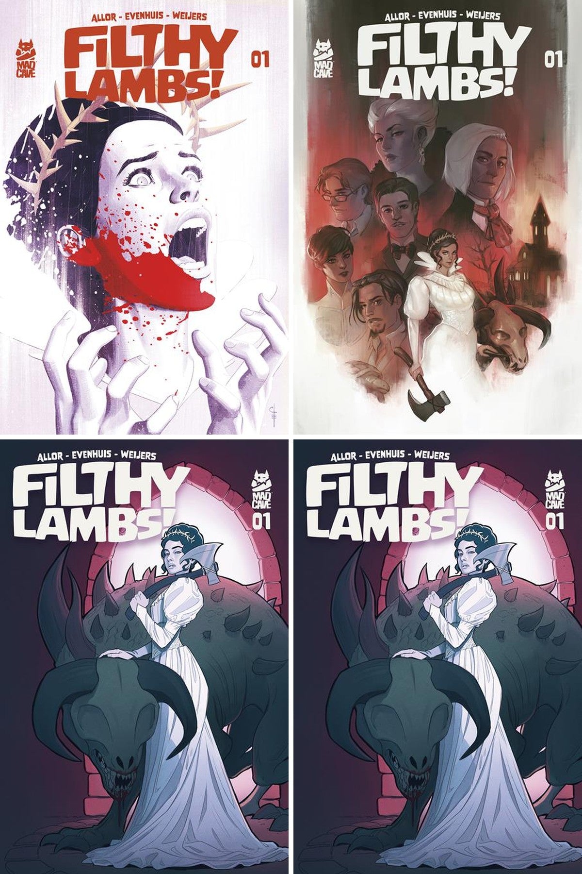Filthy Lambs #1 (Of 5) cover collage