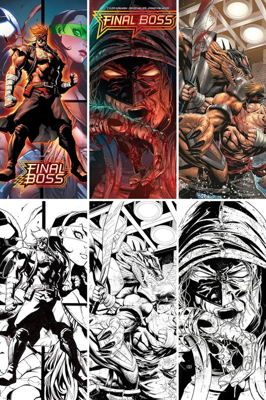 Final Boss #11 cover collage