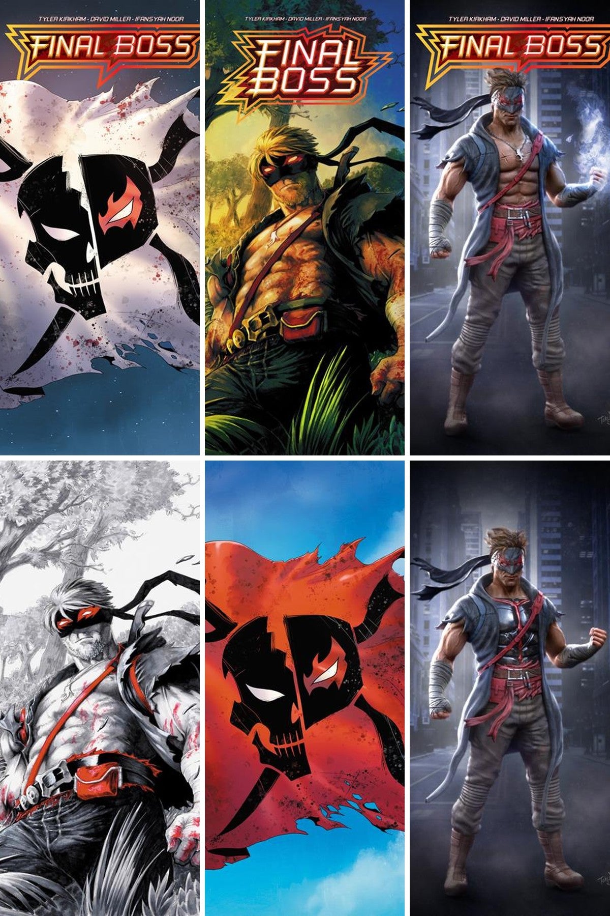 Final Boss #12 cover collage