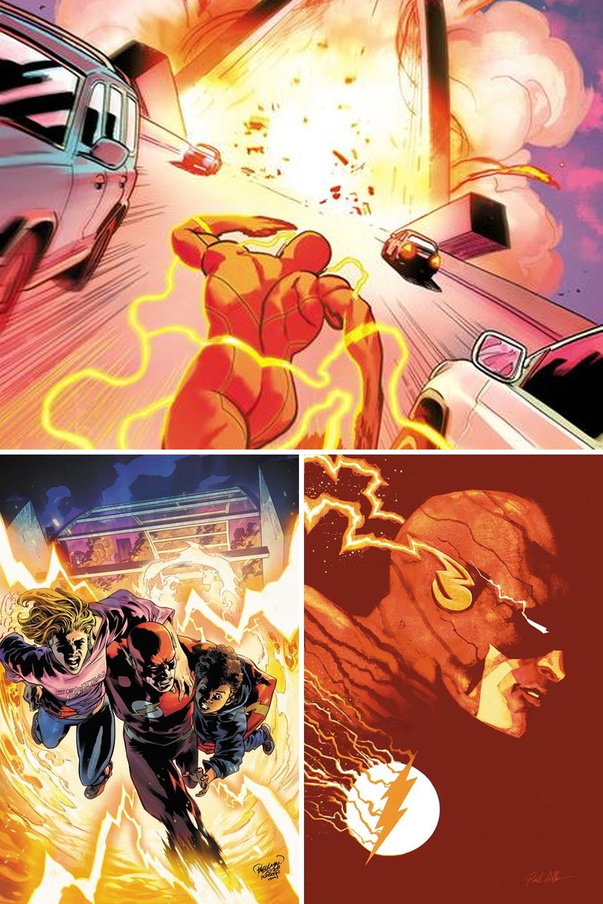 Flash #38 cover collage