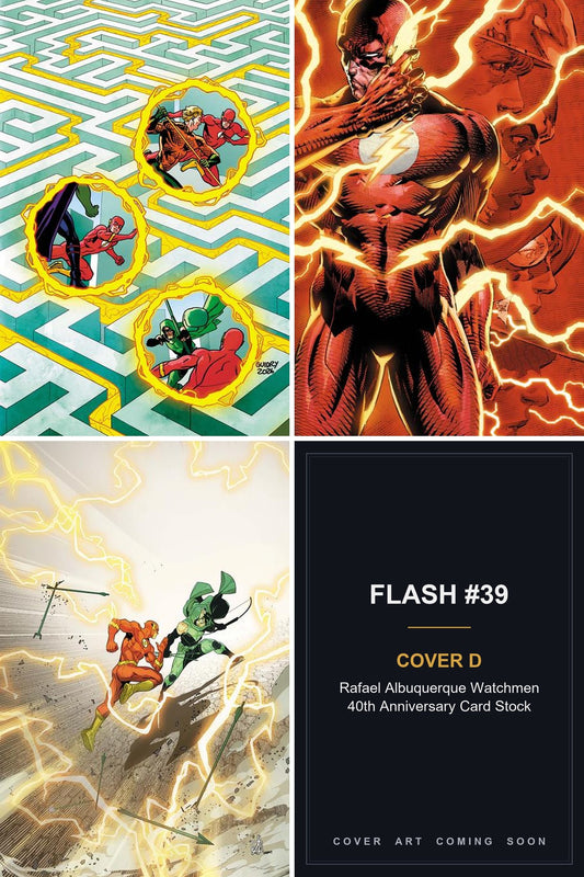 Flash #39 cover collage - Cover D art coming soon