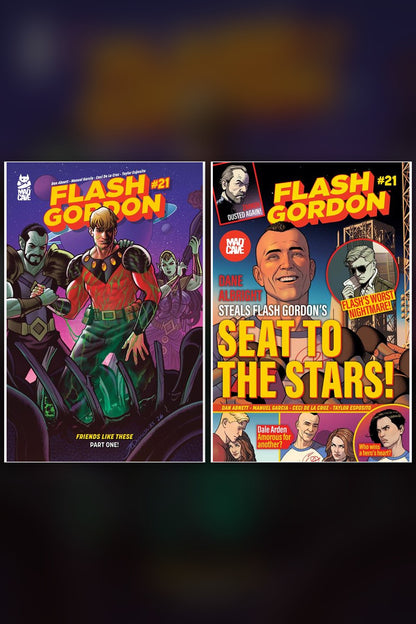 Flash Gordon #21 cover collage