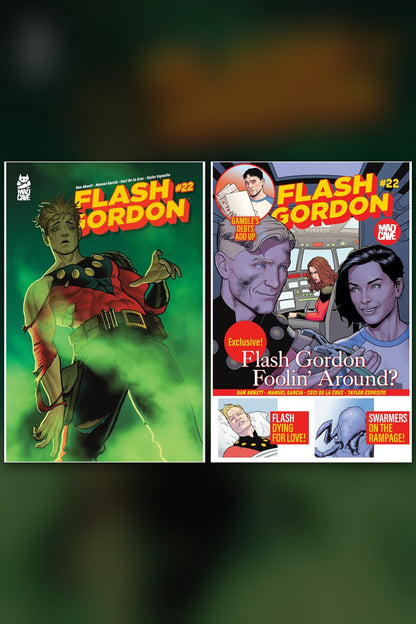 Flash Gordon #22 cover collage