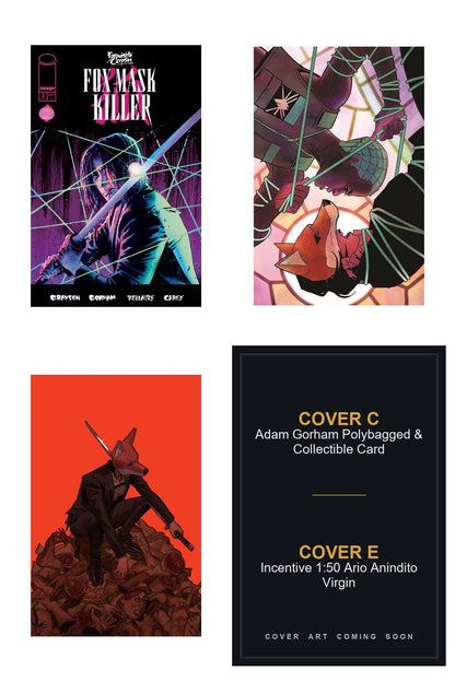 Exquisite Corpses Fox Mask Killer #3 - All Covers — Covers C & E art coming soon
