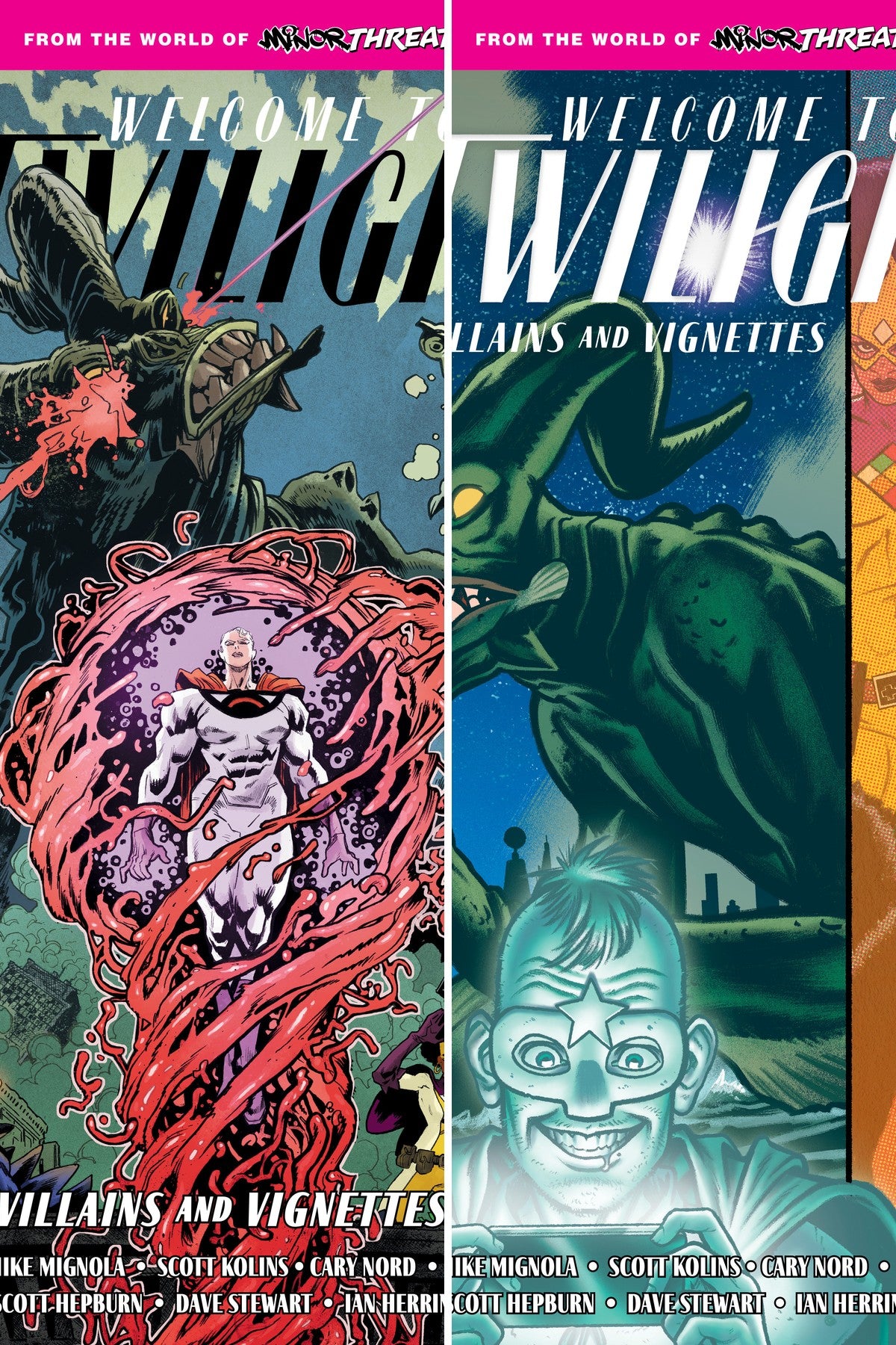 From the World of Minor Threats: Welcome to Twilight II #1 cover collage