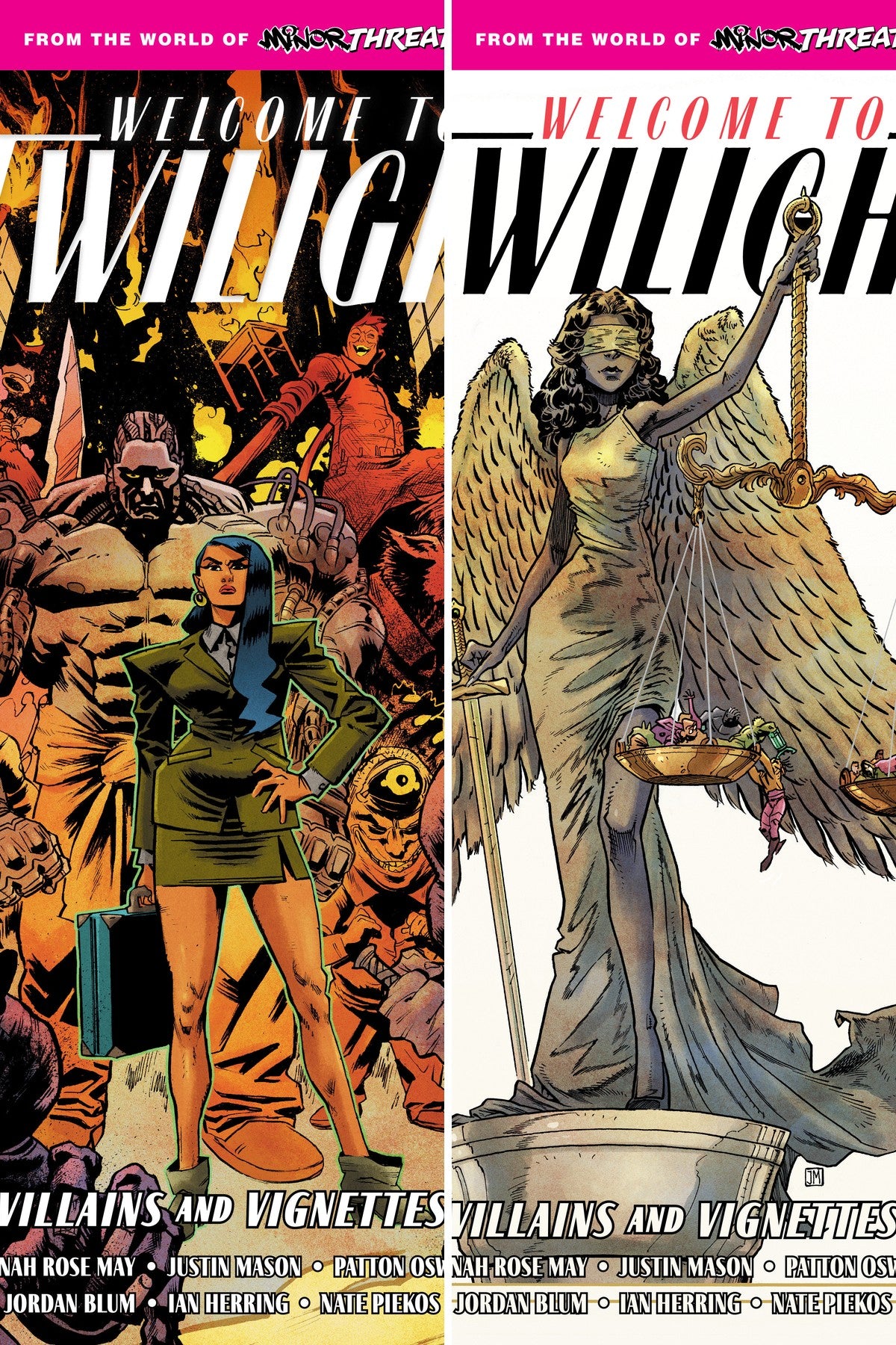 From the World of Minor Threats: Welcome to Twilight II #2 cover collage