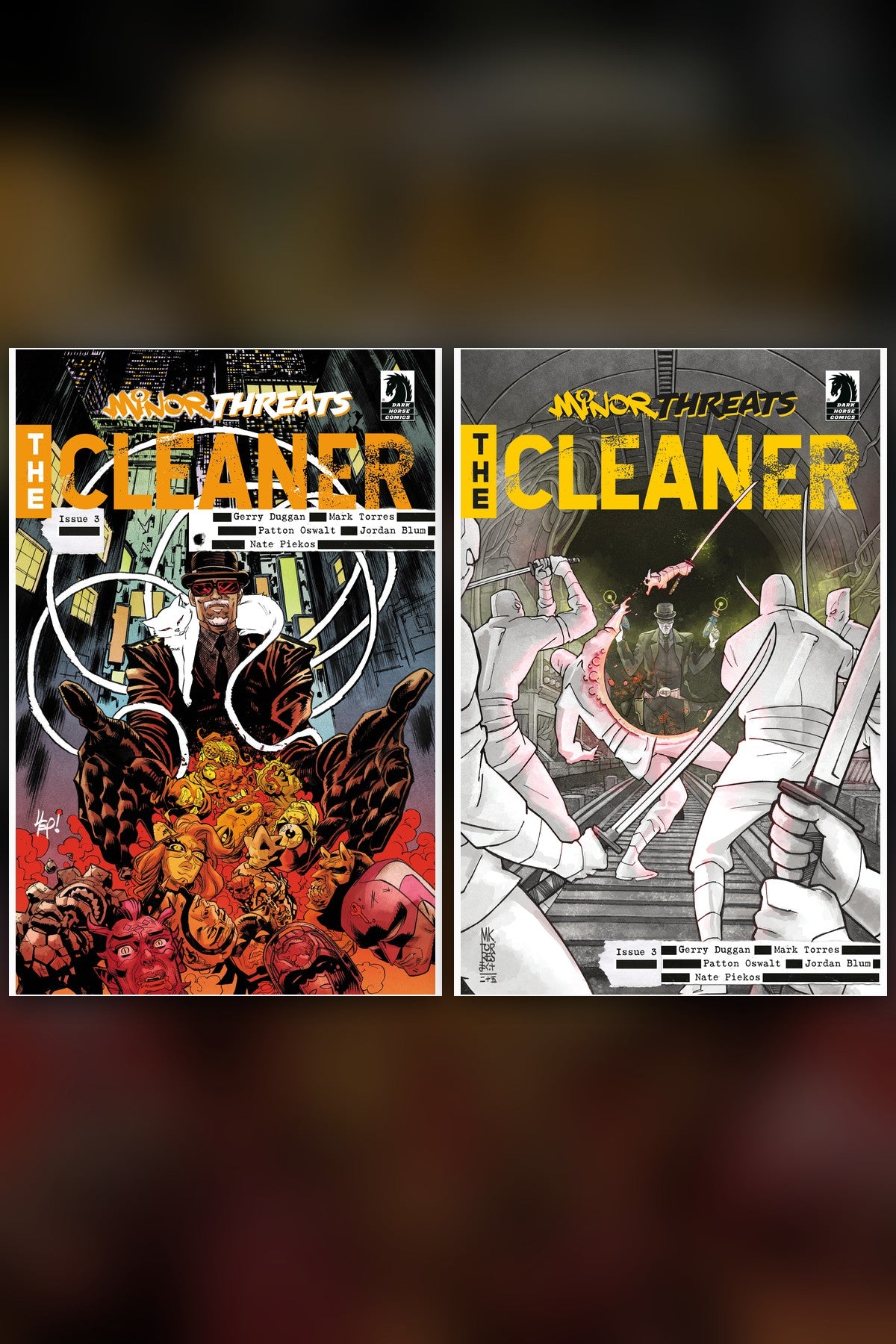 Minor Threats: The Cleaner #3 cover collage