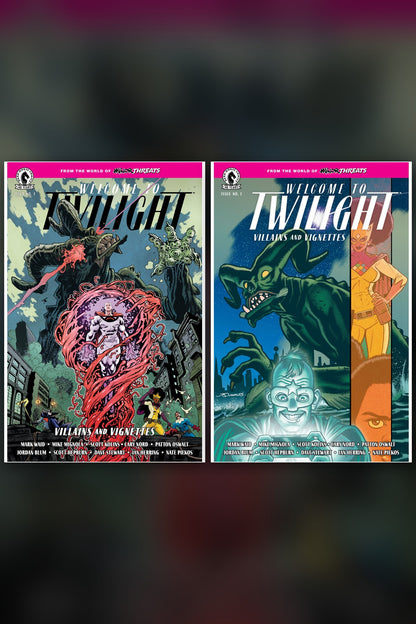 From the World of Minor Threats: Welcome to Twilight II #1 cover collage