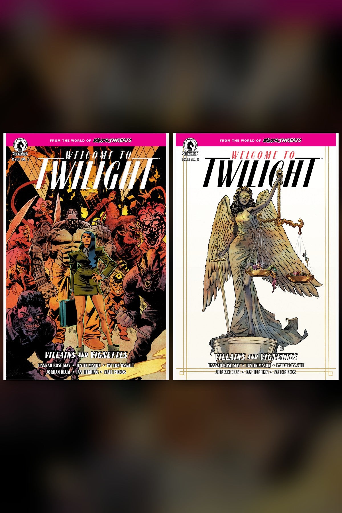 From the World of Minor Threats: Welcome to Twilight II #2 cover collage