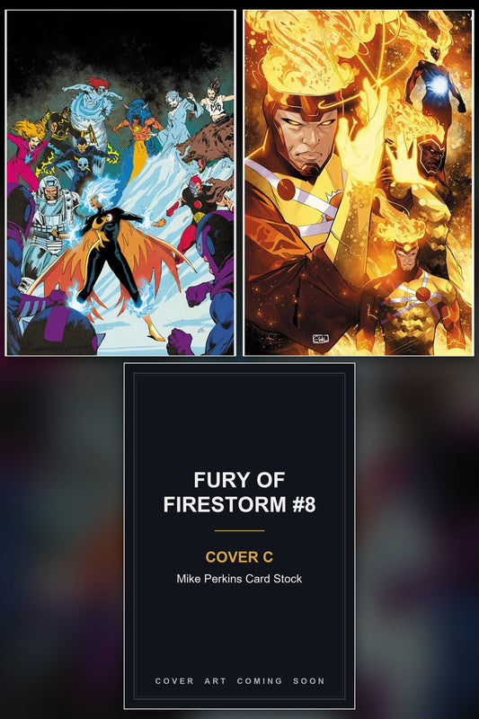 Fury of Firestorm #8 cover collage - Cover C art coming soon