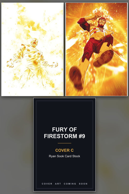 Fury of Firestorm #9 cover collage - Cover C art coming soon